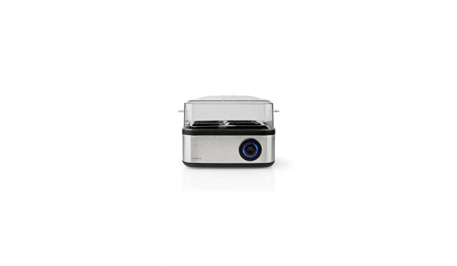 Nedis KAEB130EAL egg cooker 8 egg(s) 500 W Aluminium, Black