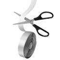 LogiLink Selfadhesive cable strap set, white, 25 mm width, coil, 5 m