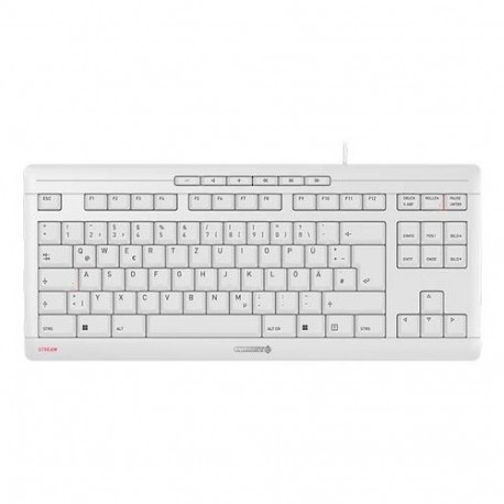 CHERRY STREAM TKL keyboard Universal USB QWERTZ German White