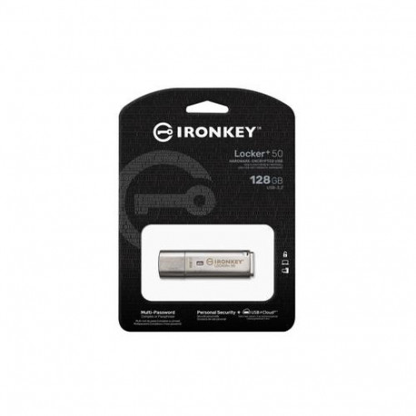 Kingston Technology IronKey 128GB IKLP50 AES USB, w/256bit Encryption