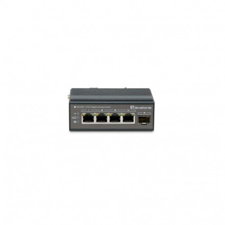 LevelOne IGU-0501 network switch Gigabit Ethernet (10/100/1000) Black