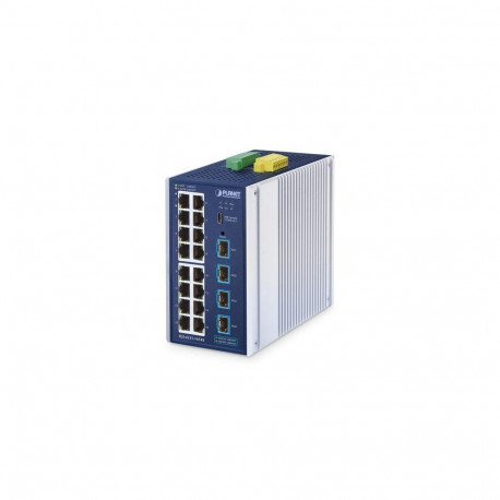 PLANET IGS-4215-16T4X network switch Managed L2/L4 Gigabit Ethernet (10/100/1000) Aluminium, Blue