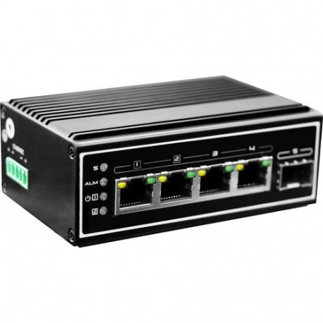 LevelOne IGP-0502 network switch Unmanaged Gigabit Ethernet (10/100/1000) Power over Ethernet (PoE) 