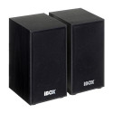 iBox IGLSP1B loudspeaker 2-way Black Wired 10 W