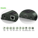 Techly Additional HDMI HDbitT IR Extender Receiver on 120m Cat.6 Cable