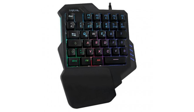 LogiLink ID0181 keyboard Gaming USB English Black