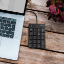 LogiLink ID0184 numeric keypad Laptop Black