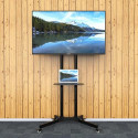 Techly Floor Trolley with Shelf Support LCD / LED / Plasma 30-65&quot; ICA-TR6