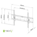 Techly 40-65&quot; Wall Bracket for LED LCD TV Tilt&quot; ICA-PLB 131L