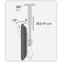 Techly 37-70 Telescopic Ceiling Universal LED TV LCD Support&quot; ICA-CPLB 946S