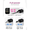ICY BOX 2-port wall charger with USB Power Delivery
