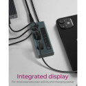 ICY BOX IB-HUB1457-C31 USB 3.2 Gen 1 (3.1 Gen 1) Type-C 10000 Mbit/s Blue, Grey