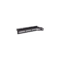 Techly Modular Patch Panel 24 Places UTP with Removable Modules 1 Unit Black