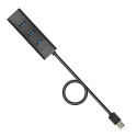 Axagon HUE-S2BL interface hub USB 3.2 Gen 1 (3.1 Gen 1) Type-A 5000 Mbit/s Black