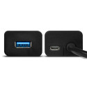 Axagon HUE-S2B interface hub USB 3.2 Gen 1 (3.1 Gen 1) Type-A 5000 Mbit/s Black