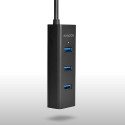 Axagon HUE-S2BL interface hub USB 3.2 Gen 1 (3.1 Gen 1) Type-A 5000 Mbit/s Black