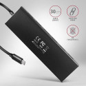 Axagon HUE-F7C 7x USB 3.2 Gen 1 ALU FLAT hub micro power IN 30cm USB-C USB 3.2 Gen 1 (3.1 Gen 1) Typ