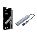 Conceptronic HUBBIES21G 7-Port USB 3.0 Hub, 5Gbps, USB-A x 7