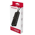Axagon HUE-F7C 7x USB 3.2 Gen 1 ALU FLAT hub micro power IN 30cm USB-C USB 3.2 Gen 1 (3.1 Gen 1) Typ