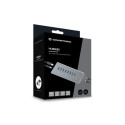 Conceptronic HUBBIES18G 10-in-1 60W USB 3.0 Hub Charger Combo, 2-in-1 USB-C USB-A Cable, USB 3.2 Gen