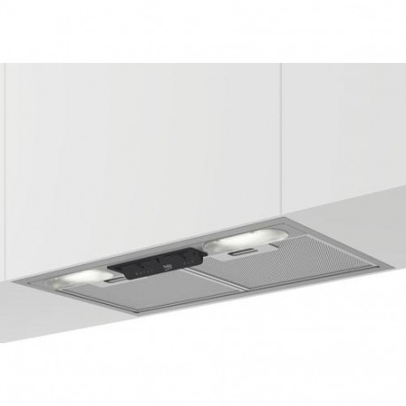 Beko HNU51311SH cooker hood Built-in Silver 381 m³/h