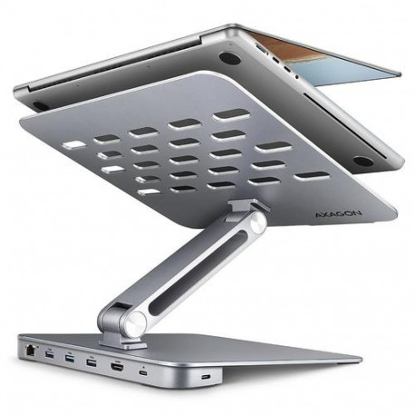 Axagon HMC-STND USB-C 5Gbps ALUMINUM STAND & HUB 7in1