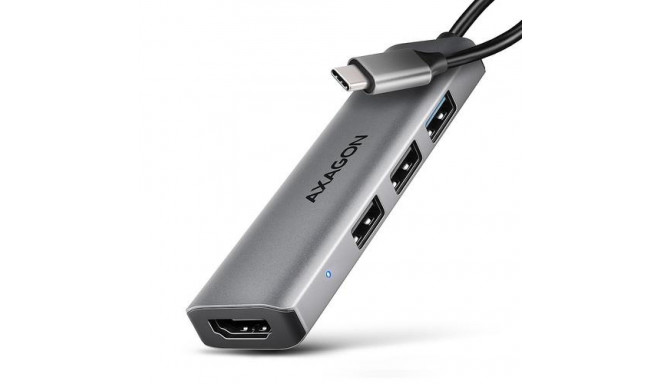 Axagon HMC-H3A USB-C 5Gbps STARTER 4in1 hub