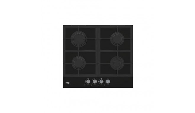 Beko HILG 642C5 SB Black Built-in 60 cm Gas 4 zone(s)