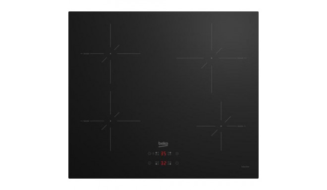 Beko HII64400SMT hob Black Built-in 60 cm Zone induction hob 4 zone(s)