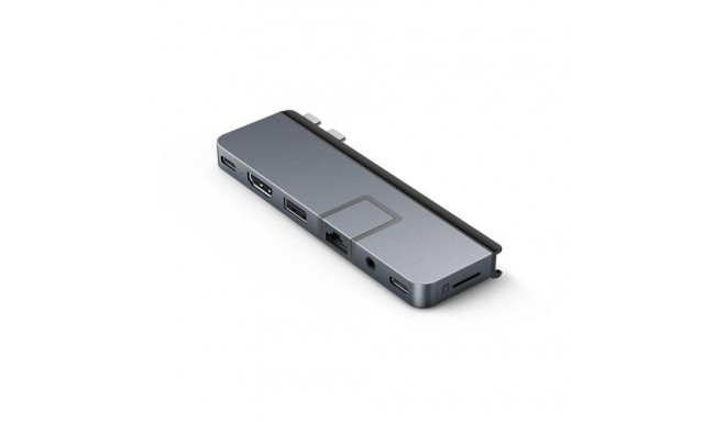 HYPER DUO PRO 7-in-2 USB-C Hub USB Type-C 104 Mbit/s Grey