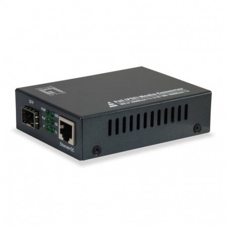 LevelOne RJ45 to SFP Gigabit Media Converter, PoE PSE