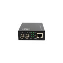 LevelOne RJ45 to ST Gigabit Media Converter, Single-Mode Fiber, 1310nm, 20km