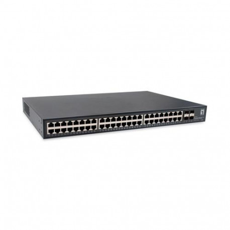 LevelOne GTU-5211 network switch Unmanaged Gigabit Ethernet (10/100/1000) Black