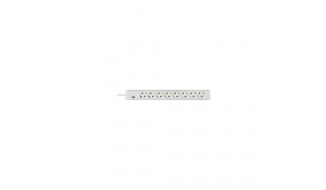 Deltaco GT-51 power extension 2 m 8 AC outlet(s) White