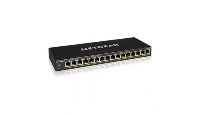 NETGEAR GS316PP Unmanaged Gigabit Ethernet (10/100/1000) Power over Ethernet (PoE) Black