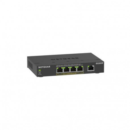 NETGEAR GS305Pv3 Unmanaged Gigabit Ethernet (10/100/1000) Power over Ethernet (PoE) Black