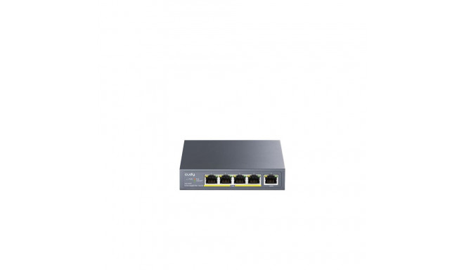 Cudy GS1005P network switch Gigabit Ethernet (10/100/1000) Power over Ethernet (PoE) Grey
