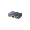 Cudy GS1005P network switch Gigabit Ethernet (10/100/1000) Power over Ethernet (PoE) Grey Cudy GS1005P network switch Gigabit Ethernet (10/100/1000) Power over Ethernet (PoE) Grey