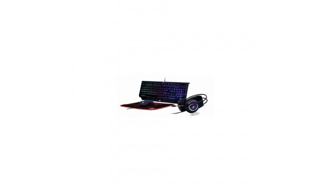 Gembird GGS-UMGL4-01 keyboard Mouse included Gaming USB QWERTY US English Black