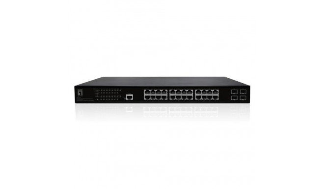 LevelOne GEP-2861 network switch Managed L2 Gigabit Ethernet (10/100/1000) Power over Ethernet (PoE)