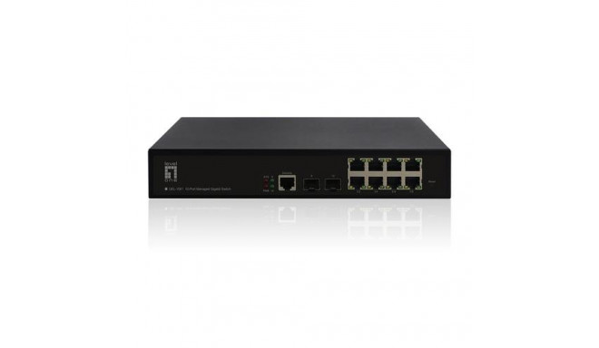 LevelOne KILBY 10-Port L2 Managed Gigabit Switch, 2 x SFP