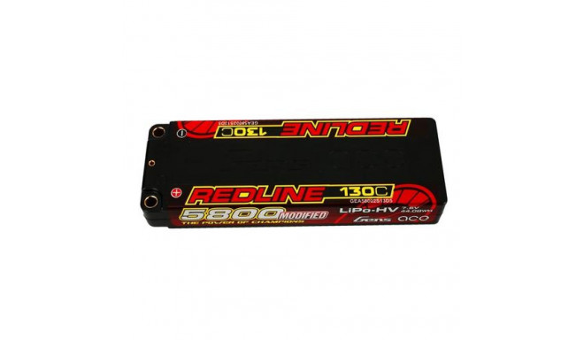 Gens ace Redline Series LiPo Battery 5800mAh 7.6V 130C 2S1P HC65