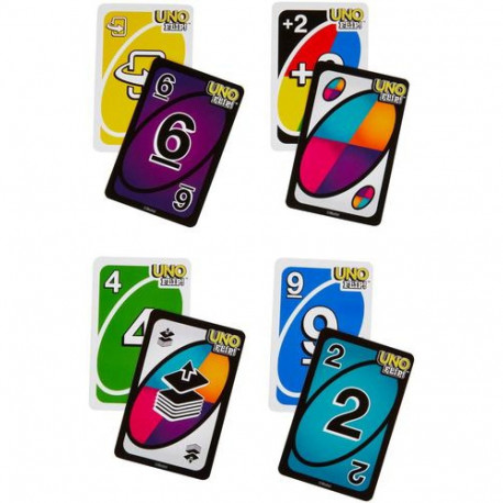 Games UNO FLIP! Card Game with Color Blind Accessible Deck for Kids, Adults &amp; Family Night