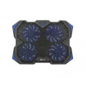 C-TECH GCP-01B notebook cooling pad 43.9 cm (17.3&quot;) 900 RPM Black