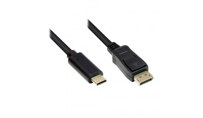 Alcasa GC-M0108 video cable adapter 5 m DisplayPort Black