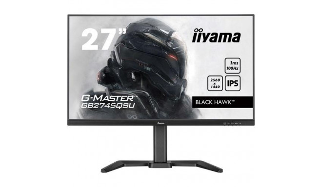 iiyama G-MASTER GB2745QSU-B2 computer monitor 68.6 cm (27&quot;) 2560 x 1440 pixels Wide Quad HD