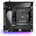 GIGABYTE B550I AORUS PRO AX Motherboard - AMD Ryzen 5000 CPUs, 8 Phases VRM, up to 5300MHz DDR4, 1xP