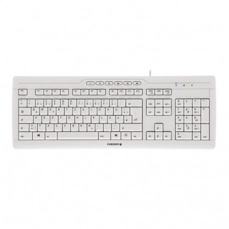 CHERRY STREAM 3.0 keyboard Office USB Swiss Grey