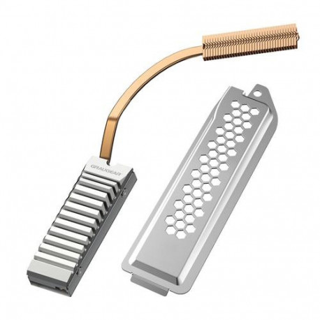 GRAUGEAR G-PS5HS01-COV computer cooling system Solid-state drive Heatsink/Radiator Copper, Silver