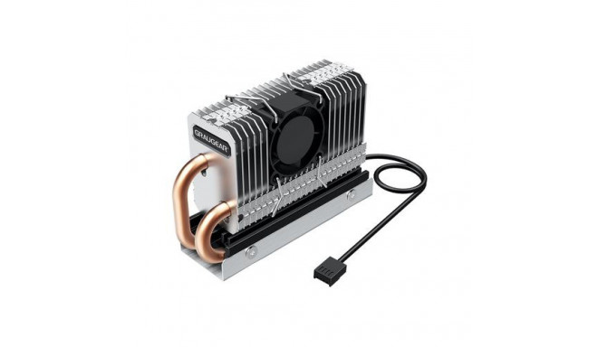 GRAUGEAR G-M2HP04-F computer cooling system Solid-state drive Black, Silver